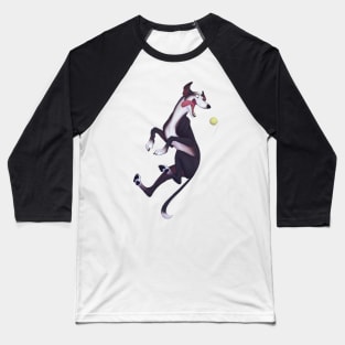 Greyhound – pink background Baseball T-Shirt